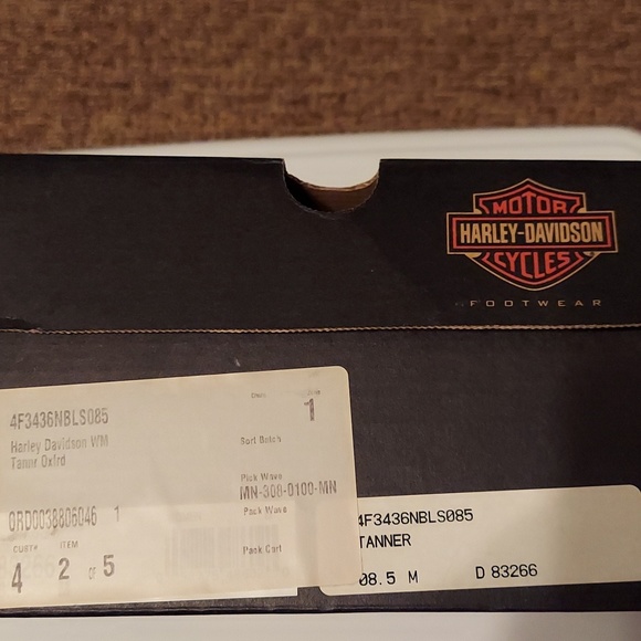 Women's Harley Davidson Oxford 8.5 - Picture 4 of 12